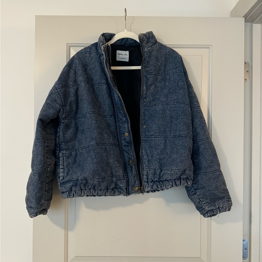 Highway Jeans Dark Blue Kids Puffer Jacket